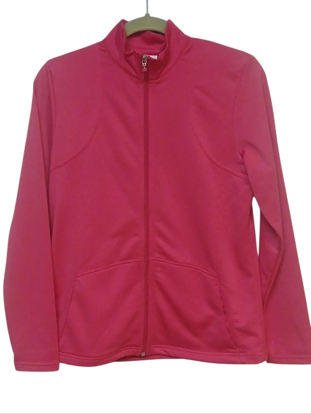 Be Inspired - NWOT, Raspberry Colored Warm Up Jacket, Zipperd Front, Pockets,...